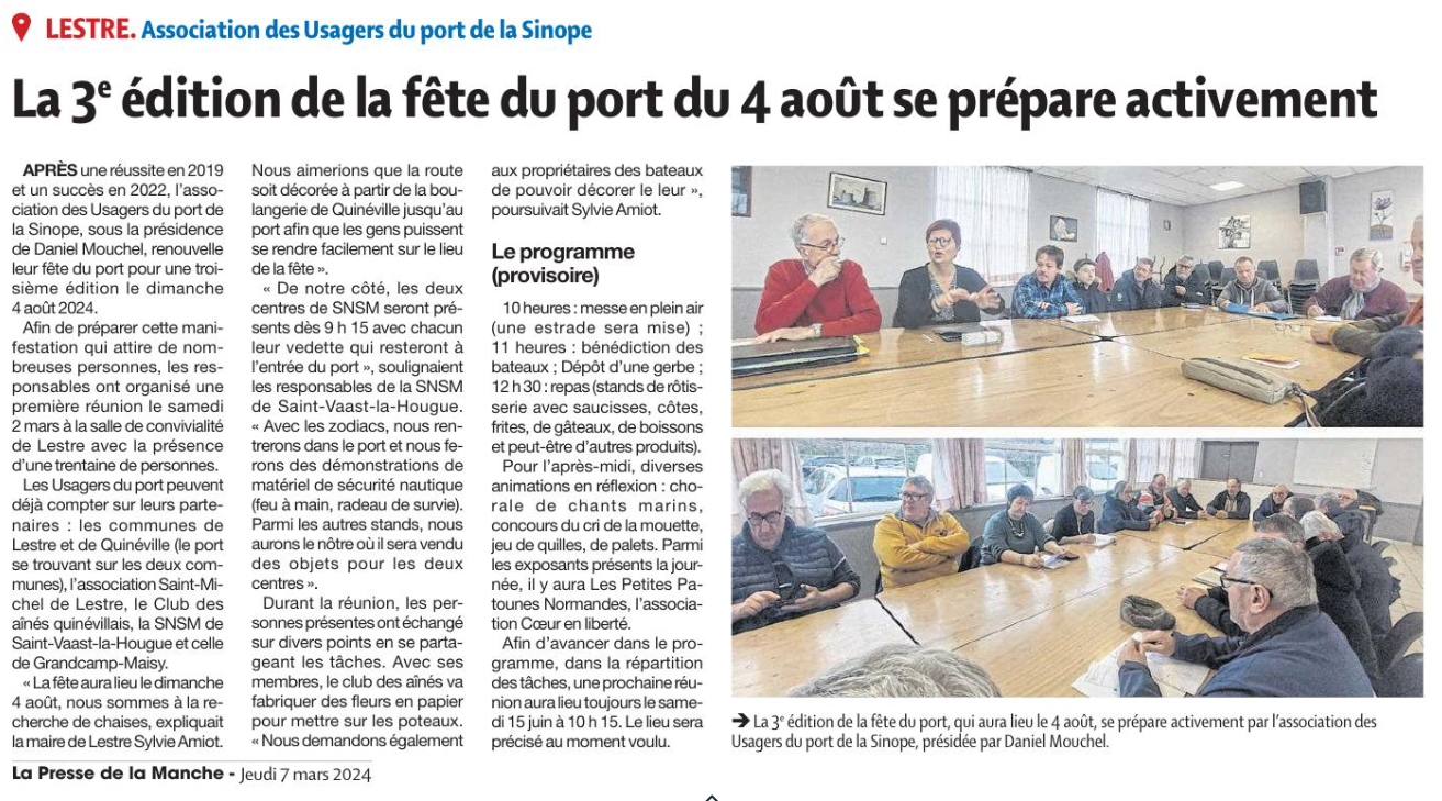 La Presse de la Manche Jeudi 7 Mars 2024