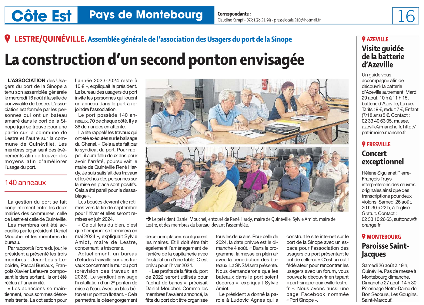 La Presse de la Manche Vendredi 25 Août 2023